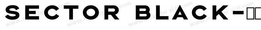 Sector Black字体转换